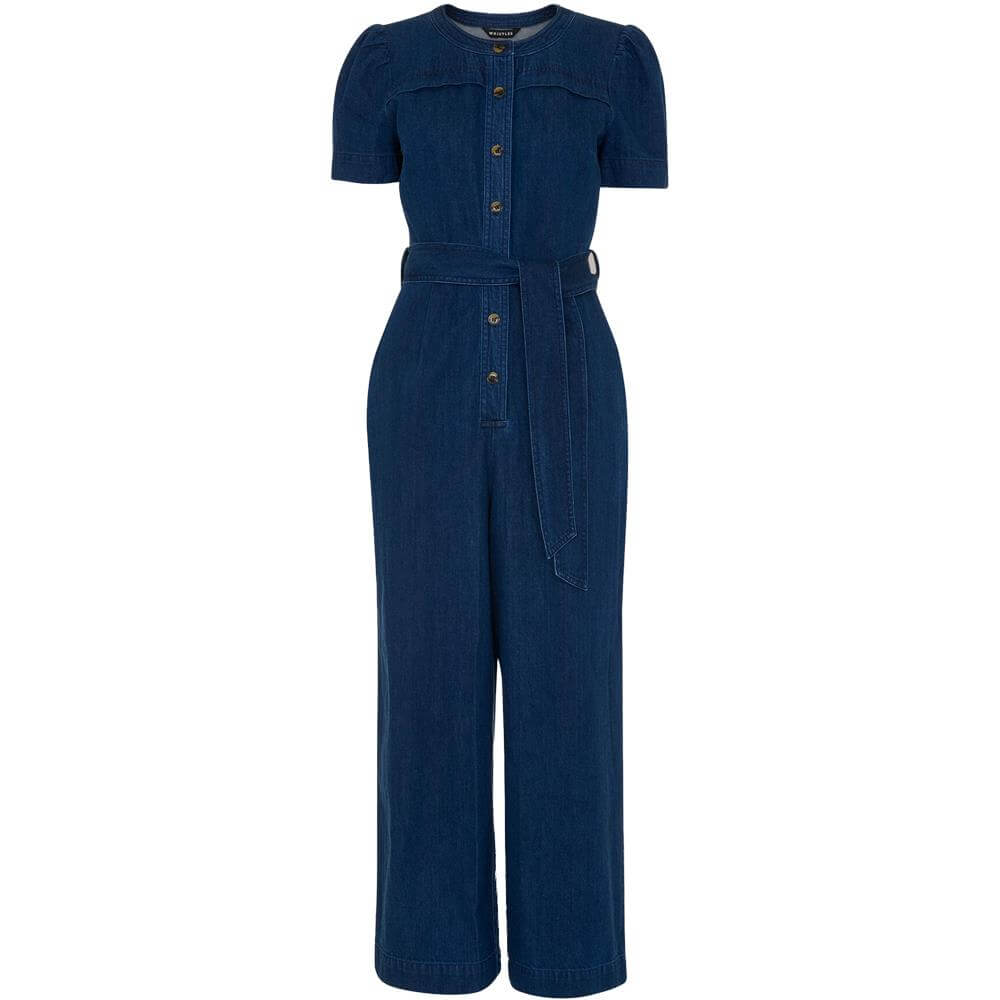 Whistles Alana Denim Jumpsuit